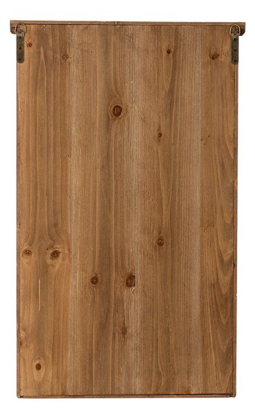 Bela vitrina iz masivne jelke 50x80x14 cm Hazem – Bloomingville