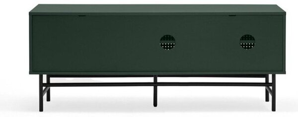 Temno zelena TV omarica 140x52 cm Punto - Teulat