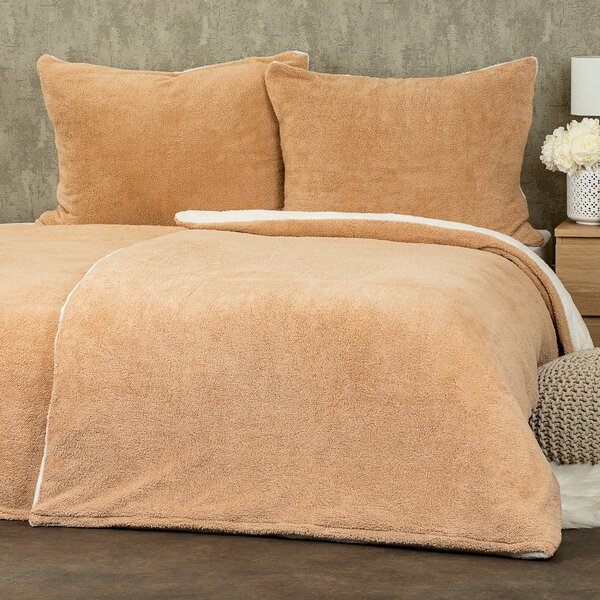 4Home Posteljno perilo Teddy beige, 140 x 200 cm,70 x 90 cm