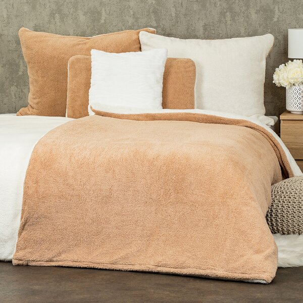 4Home Posteljno perilo Teddy beige, 140 x 200 cm,70 x 90 cm