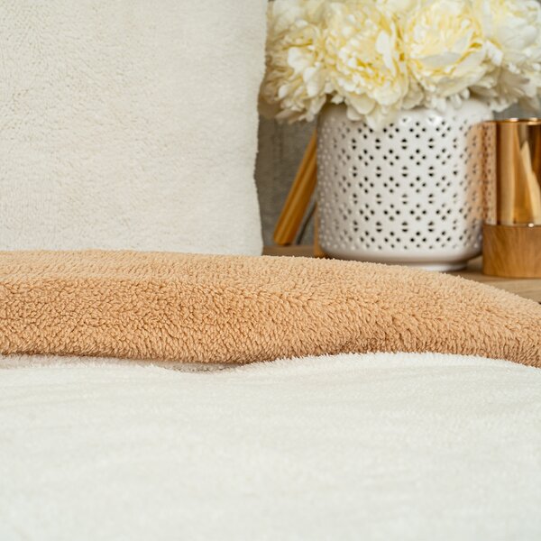 4Home Posteljno perilo Teddy beige, 140 x 200 cm,70 x 90 cm