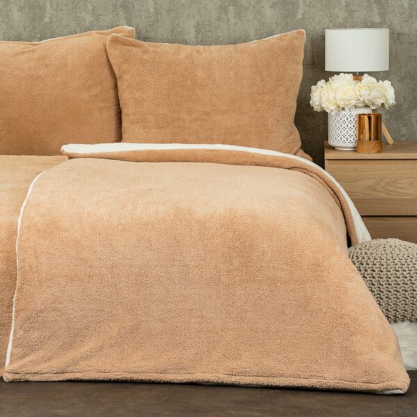 4Home Posteljno perilo Teddy beige, 140 x 200 cm,70 x 90 cm