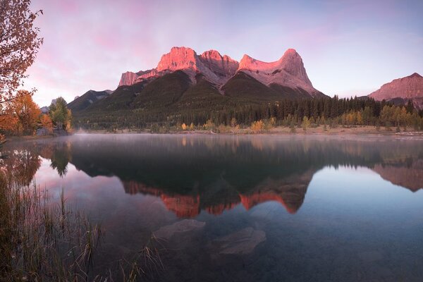 Fototapeta sončni zahod nad Dolomiti