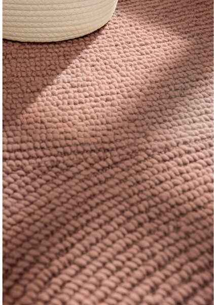 Ročno tkana volnena preproga v barvi terakote 80x150 cm Calmio – Hanse Home