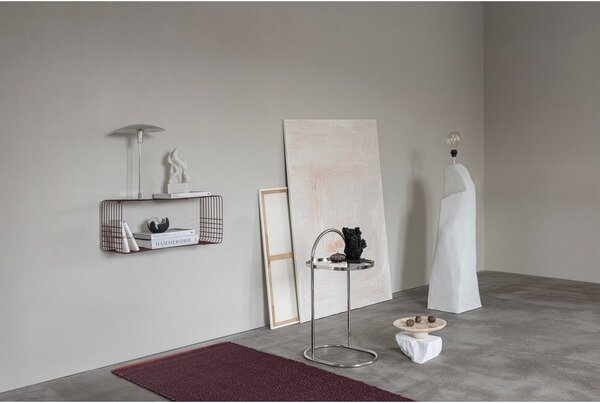 Bordo rdeča večnivojska kovinska polica 70 cm Wire – Mette Ditmer Denmark