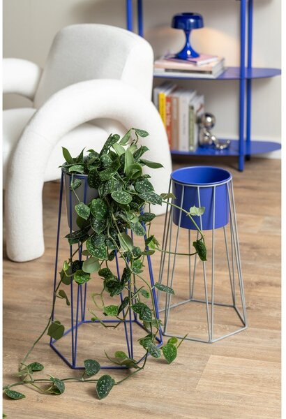 Moder kovinski regal 90x82x28 cm Cool Retro – Leitmotiv