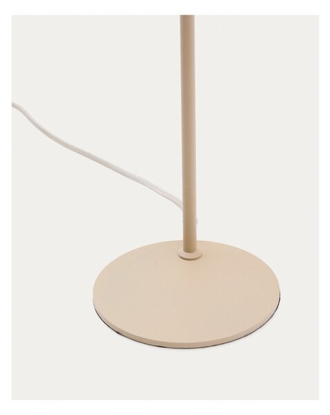 Bež kovinska namizna svetilka (višina 49 cm) Manie – Kave Home