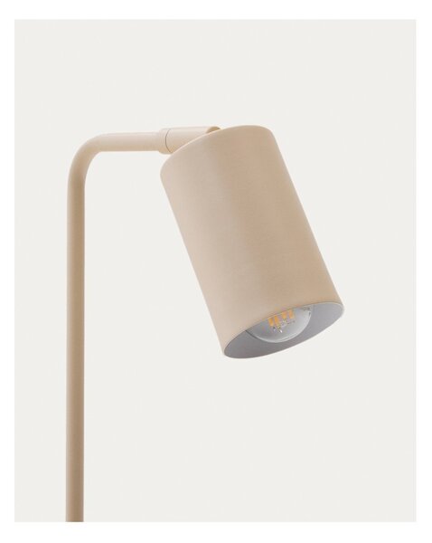 Bež kovinska namizna svetilka (višina 49 cm) Manie – Kave Home