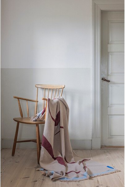 Bež odeja 130x175 cm Studio – Mette Ditmer Denmark