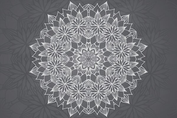 Tapeta Mandala s spomladanskim motivom