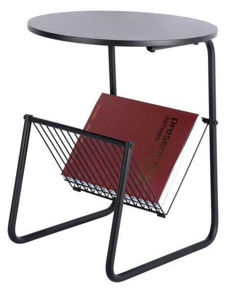 Kovinska okrogla stranska mizica ø 40 cm Riqueza Revista – Leitmotiv