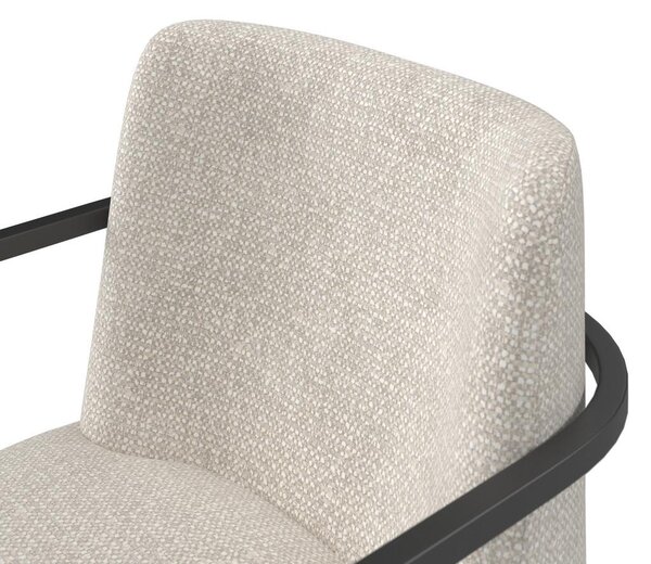 Bessagi Home Stol Amara, Svetlo Siva