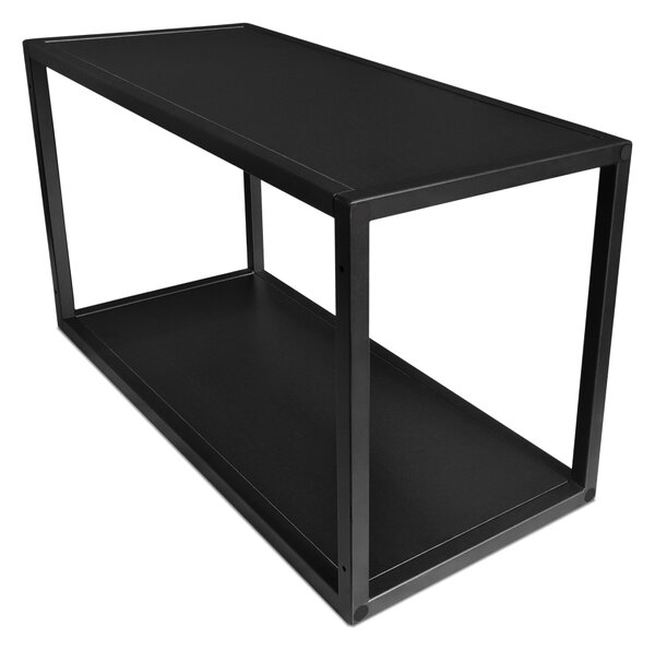 KONDELA Polica, črna, ARAKA/MENZO/SIBER ONE LOFT 60 G-36