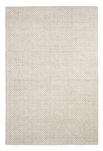 Kremno bela ročno tkana volnena preproga 200x300 cm Calira – Kave Home
