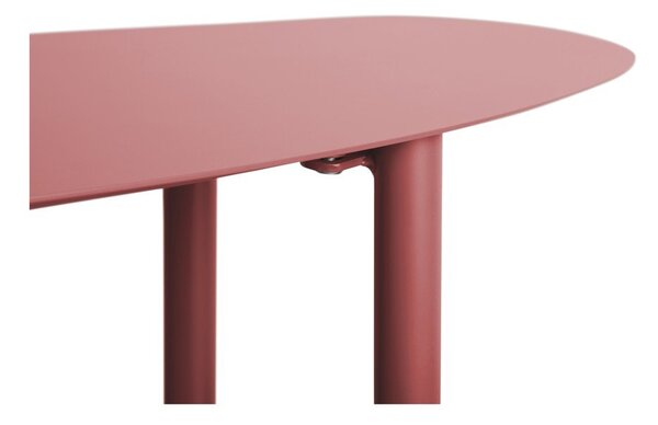 Bordo rdeč kovinski regal 90x82x28 cm Riqueza – Leitmotiv