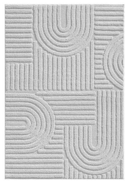Novel Preproga Z Visokim Florom Art, Srebrna, 140x200cm