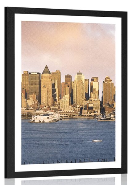 Plakat s paspartujem edinstveni New York