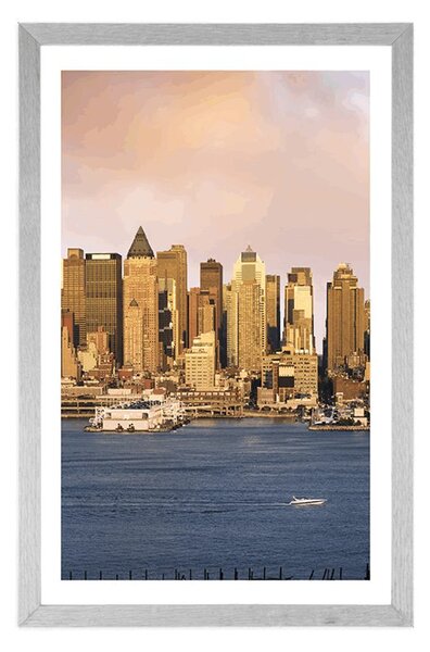 Plakat s paspartujem edinstveni New York