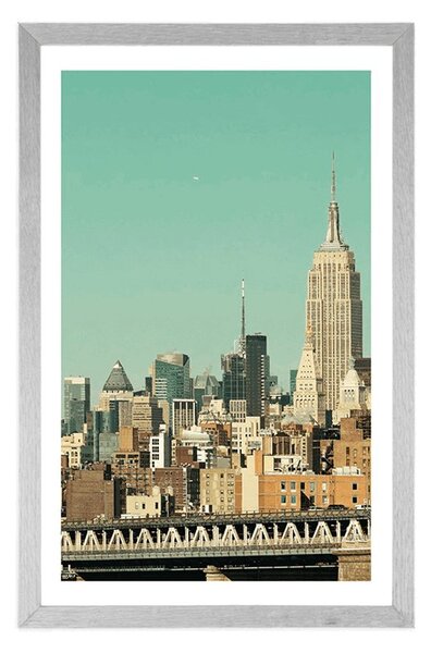 Plakat s paspartujem čarobni New York