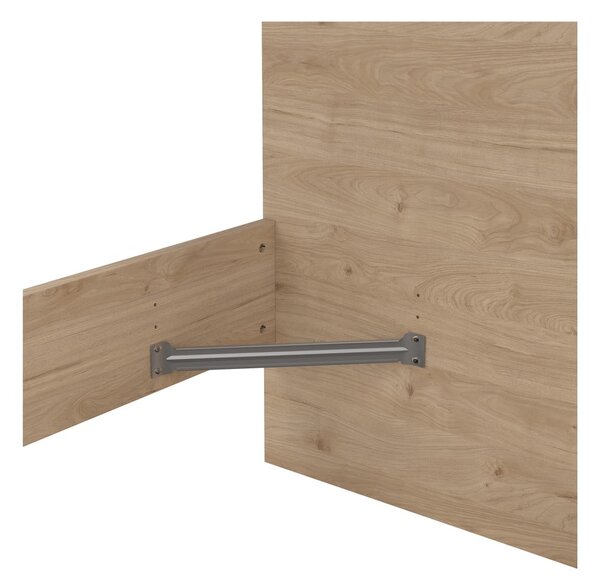 Zakonska postelja v hrastovem dekorju 160x200 cm Naia – Tvilum