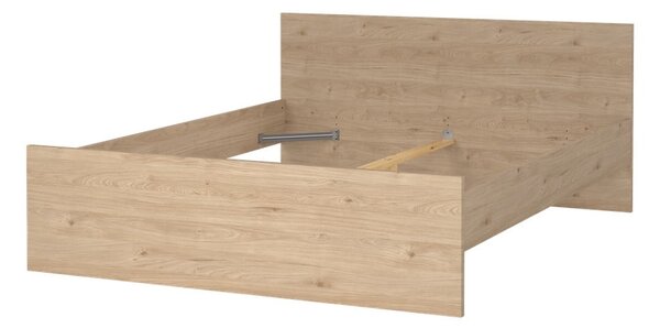 Zakonska postelja v hrastovem dekorju 160x200 cm Naia – Tvilum