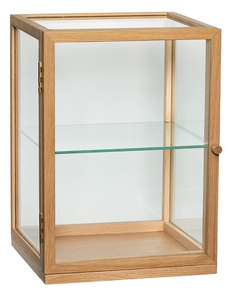 Vitrina v hrastovem dekorju 30x42x30 cm Poetic – Hübsch