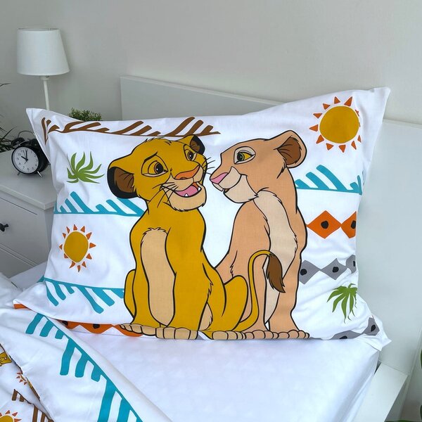 Bombažna otroška posteljnina 140x200 cm Lion King Africa – Jerry Fabrics