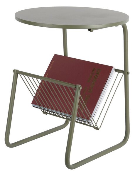Kovinska okrogla stranska mizica ø 40 cm Riqueza Revista – Leitmotiv