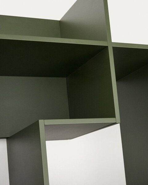 Zelen sistem modularnih polic 80x80x25 cm Ina – Kave Home