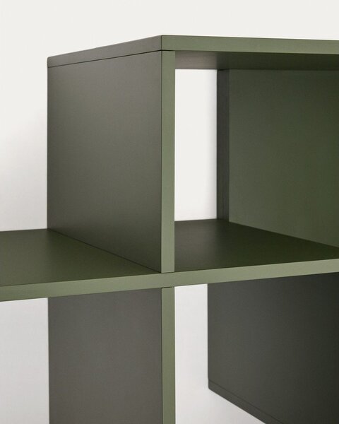 Zelen sistem modularnih polic 80x80x25 cm Ina – Kave Home