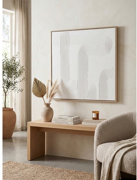 Ročno naslikana slika z okvirjem/na platnu 83x83 cm Texture – Bizzotto