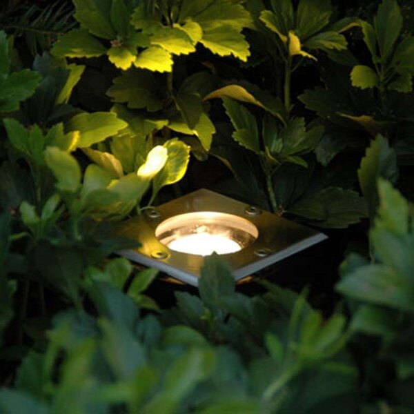 Talni reflektor jeklo 10,5 cm IP65 - Basic Square