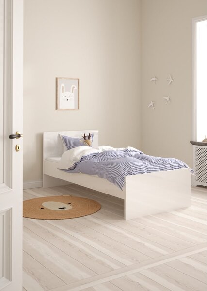 Bela postelja 90x190 cm Naia – Tvilum