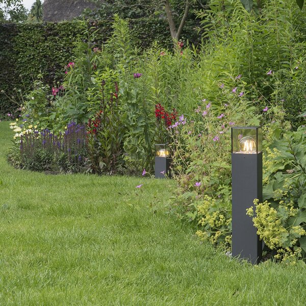 Pametna stoječa zunanja svetilka antracit 50 cm, vključno z WiFi P45 - Denmark