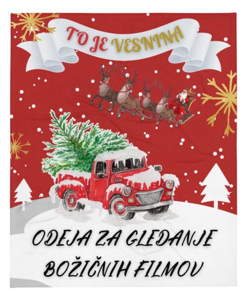 Personalizirana Odeja z Imenom – Božični Filmi