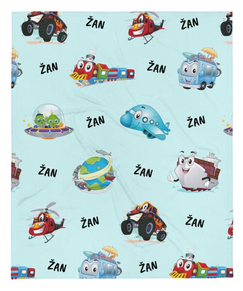 Personalizirana Odeja z Imenom - Transport