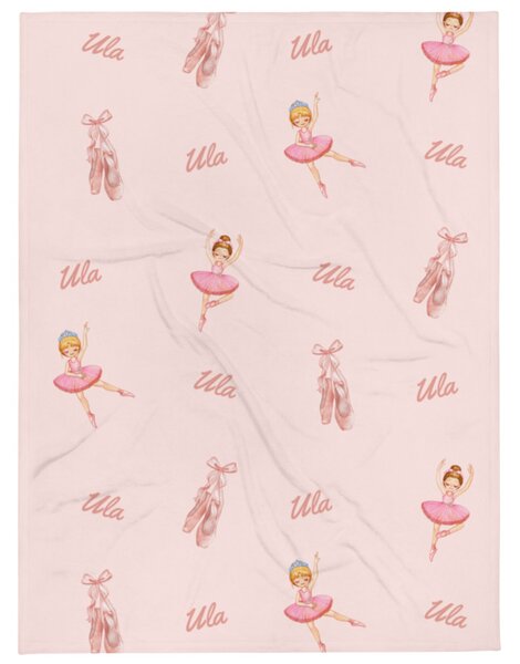Personalizirana Odeja z Imenom – Balerina