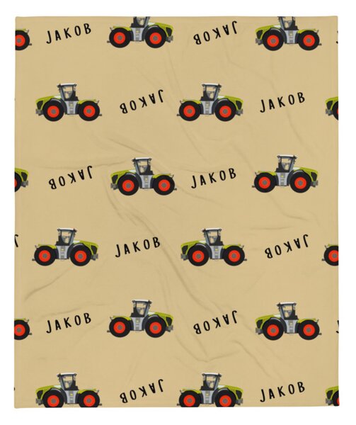 Personalizirana Odeja z Imenom – Traktor