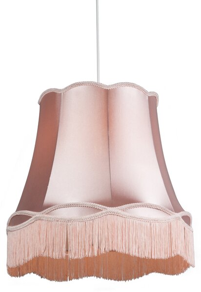 Retro viseča svetilka roza 45 cm - Granny