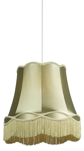 Retro viseča svetilka zelena 45 cm - Granny