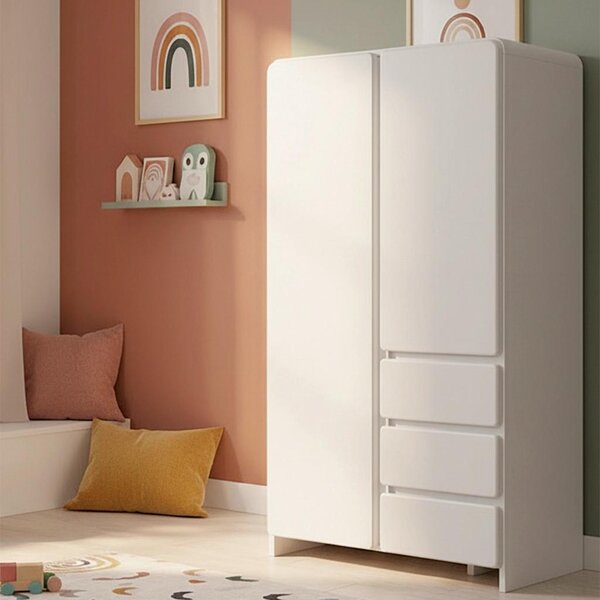 Bessagi Kids Otroška Garderobna Omara Elio, Bela