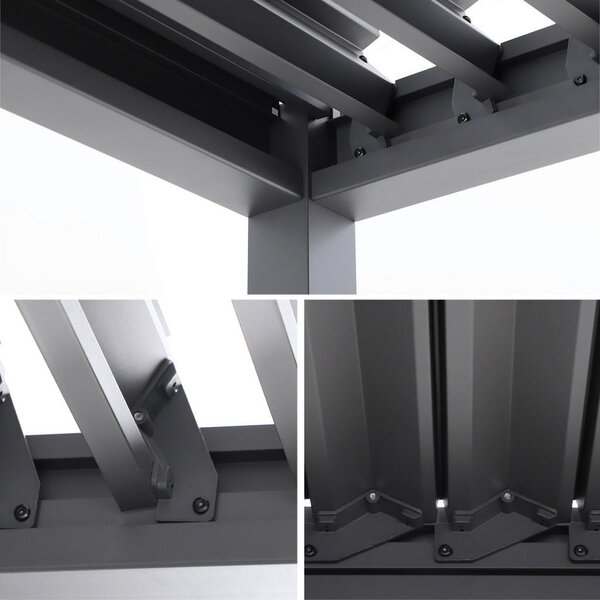 Gardenson Pergola Origin, Antracit, 3x6m