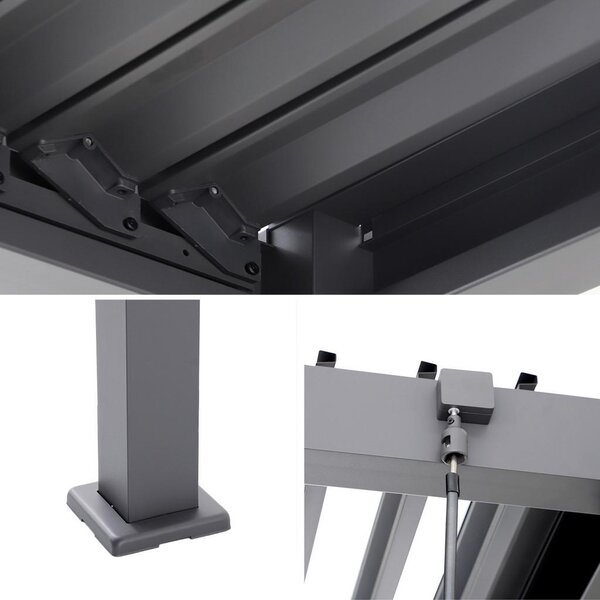 Gardenson Pergola Core, Antracit, 3x4m