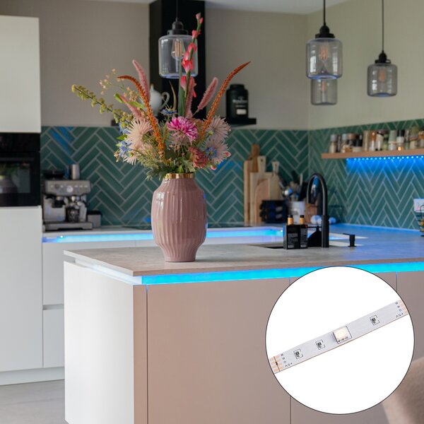 Pametni LED trak RGBW 3 metri 12W