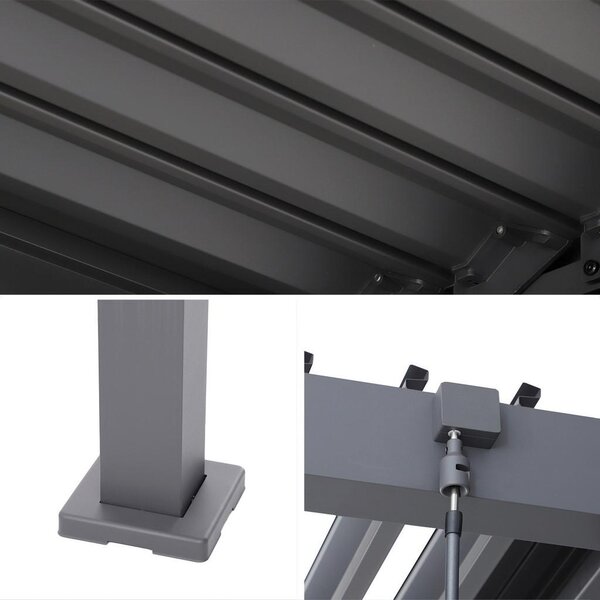 Gardenson Pergola Origin, Antracit, 3x6m