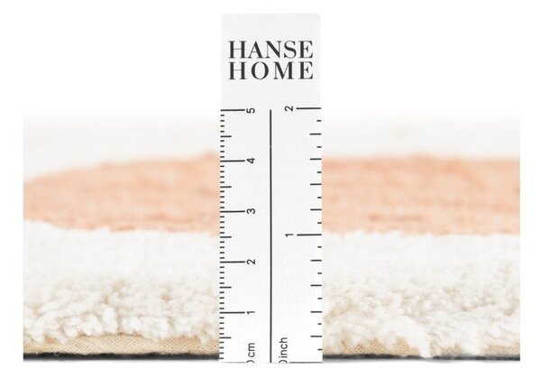 Rjava/kremno bela pralna/ročno tkana bombažna otroška preproga 95x120 cm Snuggle Emmi – Hanse Home