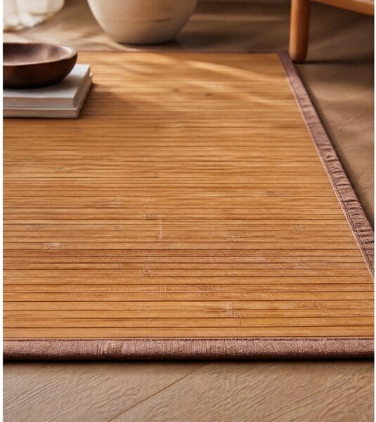 Bambusova preproga v naravni barvi 60x90 cm – Casa Selección