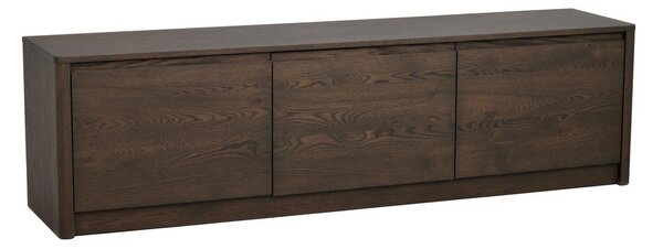Komoda v hrastovem dekorju v temni naravni barvi 180x50x40 cm Melstone – Rowico