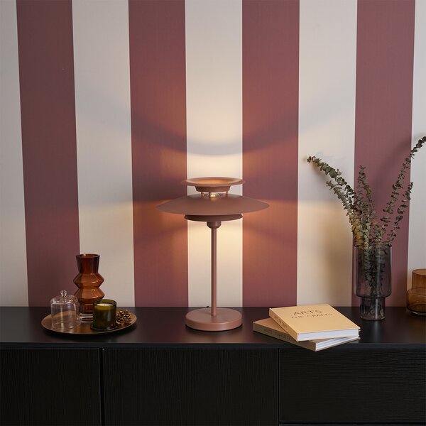 Retro namizna svetilka mocha jeklo 45cm - Pauly