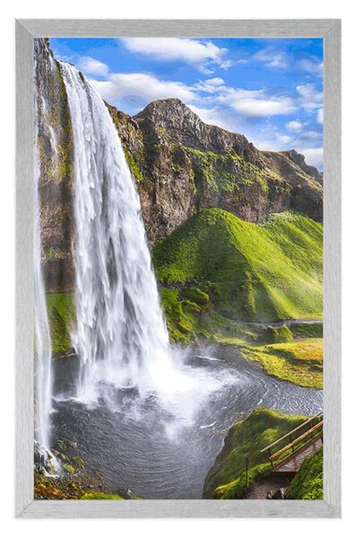 Plakat slap Seljalandsfoss